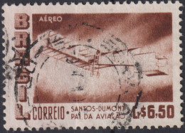 1956 Brasilien AEREO ° Mi:BR 905, Sn:BR C85, Yt:BR PA72, Santos-Dumont's 1906 Biplane "14 Bis" - Posta Aerea