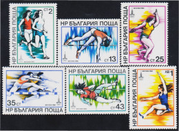 Bulgaria Bulgary 2477/82 1979 Juegos Olímpicos Moscú 1980  MNH - Other & Unclassified