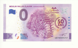 Billet Touristique  0 Euro  - MOULIN VALLIS CLAUSA FONTAINE DE VAUCLUSE -  2023-3 -  UEFH -  N° 452 - Andere & Zonder Classificatie