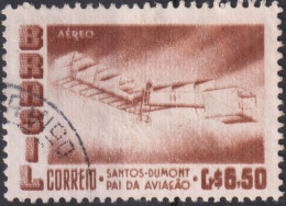 1956 Brasilien AEREO ° Mi:BR 905, Sn:BR C85, Yt:BR PA72, Santos-Dumont's 1906 Biplane "14 Bis" - Posta Aerea