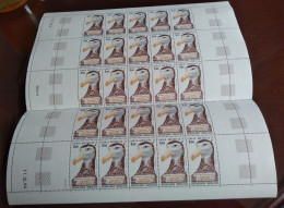 France Colonies, TAAF 1985 Birds Mi#199 Mint Never Hinged (sans Charniere) Sheet Of 25 - Ongebruikt