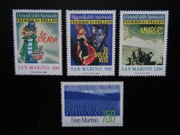 San Marino Mi 1391-1393 + 1394 ** - Unused Stamps