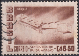 1956 Brasilien AEREO ° Mi:BR 905, Sn:BR C85, Yt:BR PA72, Santos-Dumont's 1906 Biplane "14 Bis" - Luchtpost