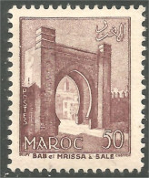 XW01-2589 Maroc 50c Bab-el-Mrissa Salé Sans Gomme - Usati