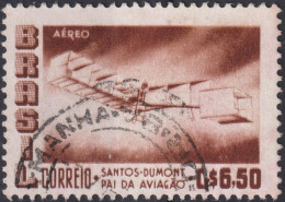 1956 Brasilien AEREO ° Mi:BR 905, Sn:BR C85, Yt:BR PA72, Santos-Dumont's 1906 Biplane "14 Bis" - Luftpost