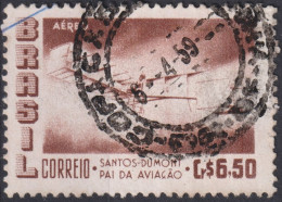 1956 Brasilien AEREO ° Mi:BR 905, Sn:BR C85, Yt:BR PA72, Santos-Dumont's 1906 Biplane "14 Bis" - Poste Aérienne