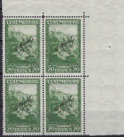 Luxembourg - Luxemburrg - Timbres -  1931    Bloc à 4   Officiel    Ville Basse    MNH** - Blocks & Sheetlets & Panes
