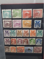 Timbres Tchécoslovaquie :  1919 - 1920 Yt N° 29, 31, 32, 36, 37, 38, 155, 156... & - Gebruikt