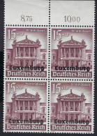 Luxembourg - Luxemburrg - Timbres -  1941    Bloc à 4    Occupation    Empire Allemand     MNH** - Blocks & Sheetlets & Panes