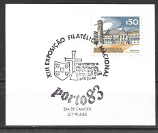 Portugal, 1983 - Porto 83 - FDC