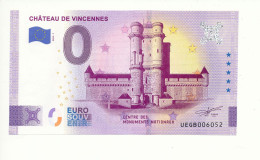 Billet Touristique  0 Euro  - CHÂTEAU DE VINCENNES -  2023-1 -  UEGB -  N° 5062 - Otros & Sin Clasificación