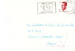 Belgique-Bruxelles-08/01/1984 -Iles De Paix-Campagne Annuelle - Targhette