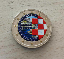 CROATIE 2023 - ADHESION A L'UNION EUROPEENNE - 2 EUROS COMMEMORATIVE COULEUR COLORED COLOR  IN FARBE - Kroatien