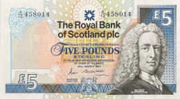 Scotland 5 Pounds, P-347 (25.3.1987) - UNC - 5 Pond