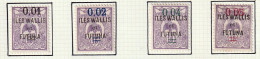 WALLIS & FUTUNA - Tb De Nelle Calédonie De 1920 Surchargés, Cagous - Y&T N° 26-29 - 1922 - MH - Nuevos