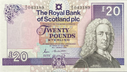 Scotland 20 Pounds, P-349 (25.3.1987) - UNC - RARE - 20 Pounds