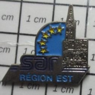 1218B Pin's Pins / Beau Et Rare / TRANSPORTS / SAR-DINE A L'HUILE REGION EST CATHEDRALE STRASBOURG - Transports