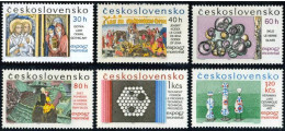 VAR2  Checoslovaquía  Czechoslovakia  Nº 1560/65   1967   MNH - Sonstige & Ohne Zuordnung