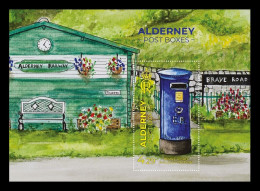 Alderney 2024 Mih. 794 (Bl.58) Alderney Post Boxes MNH ** - Alderney