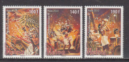 2010 French Polynesia Heiva Festival Complete Set Of 3 MNH - Nuevos