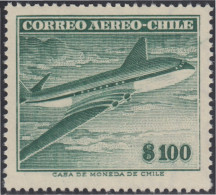 Chile A- 160 1955/60 Serie Antigua Grabados Avión MNH - Chili