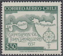 Chile A- 185 1959 Expedición Juan Ladrillero MNH - Chili