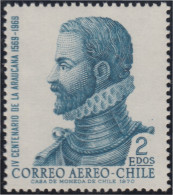 Chile A- 277 1972 Alonso De Ercilla Y Zuniga  MH - Chili