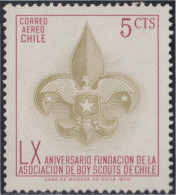 Chile A- 275 1971 LX Aniversario Fundación De La Asociación De Boy Scouts MNH - Chili