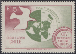 Chile A- 271 1970 25º Aniversario De La ONU MNH - Chili