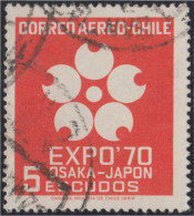 Chile A- 260 1969 Expo 70 Exposición Internacional En Osaka Usado - Chili