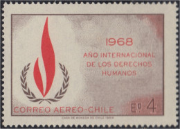 Chile A- 261 1969 Año Internacional De Los Derechos Humanos MNH - Chili