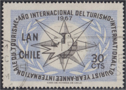 Chile A- 244 1967 Año Internacional Del Turismo Usado - Chili