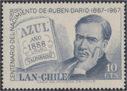 Chile A- 238 1967 Poeta Latinoamericano Rubén Darío MH - Chili