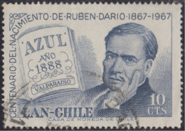 Chile A- 238 1967 Poeta Latinoamericano Rubén Darío Usado - Chili