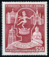 VAR1  Chile A- 180 1958 Derechos Del Hombre MNH - Chili