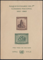 Chile HB 580a/81a 1960 150 Años El 1º Gobierno Nacional MNH - Chili