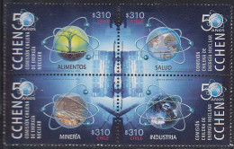 Chile 2053/56 2015 50 Años De La Comisión De Energía Nuclear MNH - Chili