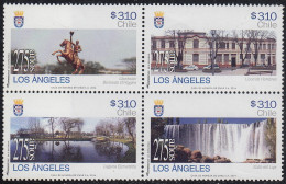 Chile 2041/44 2014 Paisajes Y Monumentos De La Ciudad De Los Ángeles MNH - Chili