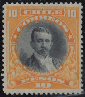 Chile 100 1911 Errazuris Echaurren MH - Chili
