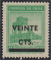 Chile 221 1948 Extracción De Cobre MH - Chili