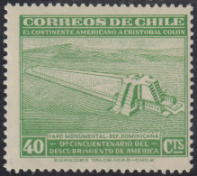 Chile 212 1945 Faro Monumental MNH - Chili