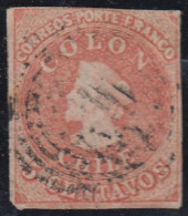 Chile 5c 1856/66 Cristobal Colón Usado - Chili