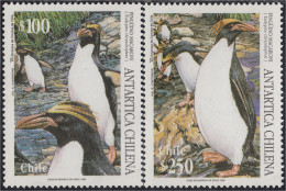 Chile 1281/82 1995 Antártica Chilena Pingüinos MNH - Chili