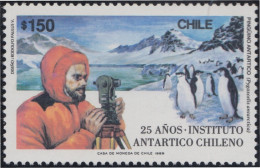 Chile 918 1989 25 Años Del Instituto Antártico Chileno MNH - Chili