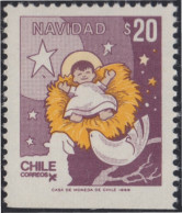 Chile 879a 1988 Navidad Christmas MNH - Chili