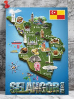 Malaysia Attraction Location - Selangor Postcard MINT Food Landmark Lighthouse - Malaysia