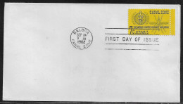 Canal Zone. FDC Sc. C33.   Malaria Eradication Campaign.  FDC Cancellation On Plain FDC Envelope - Canal Zone