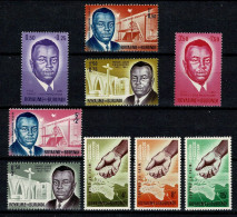 Burundi 1963 - 43/48** + 49/51** MNH - Unused Stamps