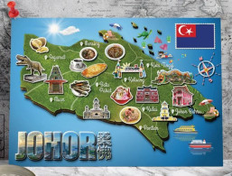 Malaysia Attraction Location - Johor Postcard MINT Food Landmark - Malaysia