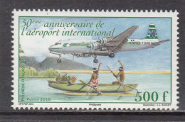 2010 French Polynesia Tahiti Airport Aviation  Complete Set Of 1 MNH - Unused Stamps